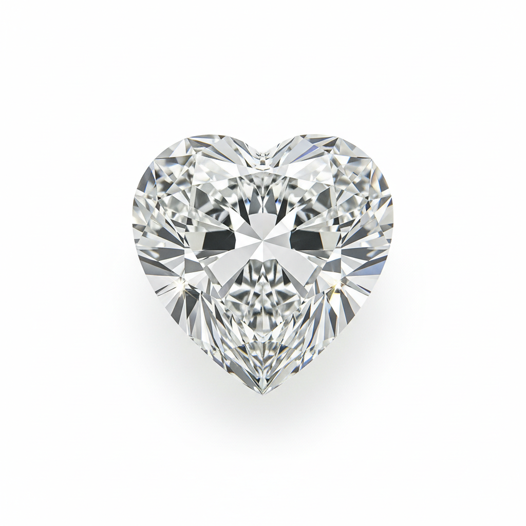 Heart cut diamond